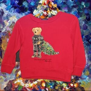 Polo Ralph Lauren Christmas Bear Crew Neck Sweatshirt